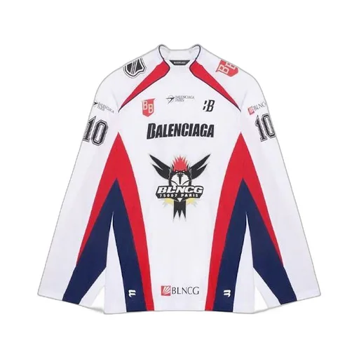 Hockey Sports Mesh Long Sleeves White