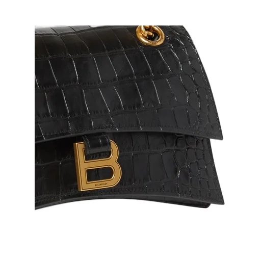Crush Small Chain Bag Crocodile Embossed 