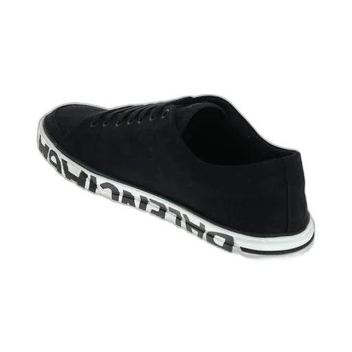Logo Sole Canvas Lace-Up Sneaker