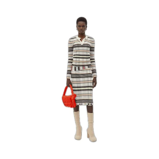 Striped Cotton Skirt