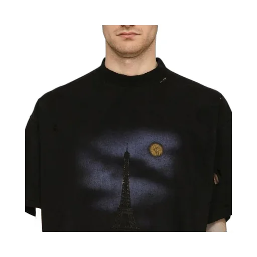 Paris Moon T-shirt Oversized