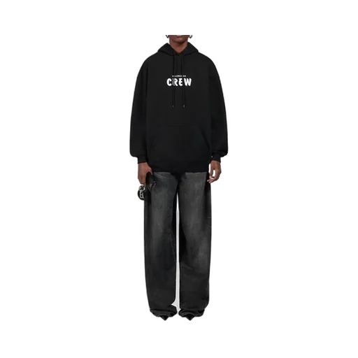 Crew Print Hoodie