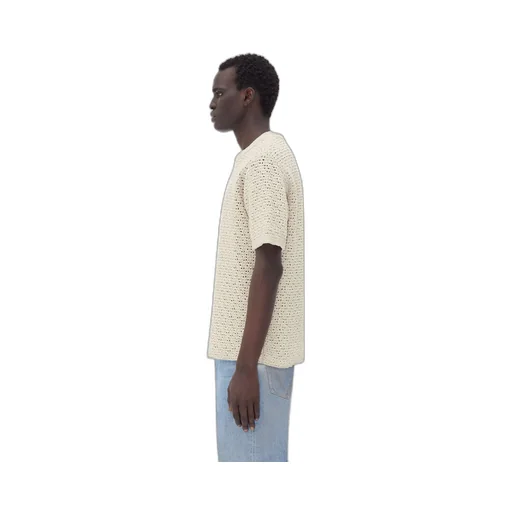 Cotton Crochet T-Shirt