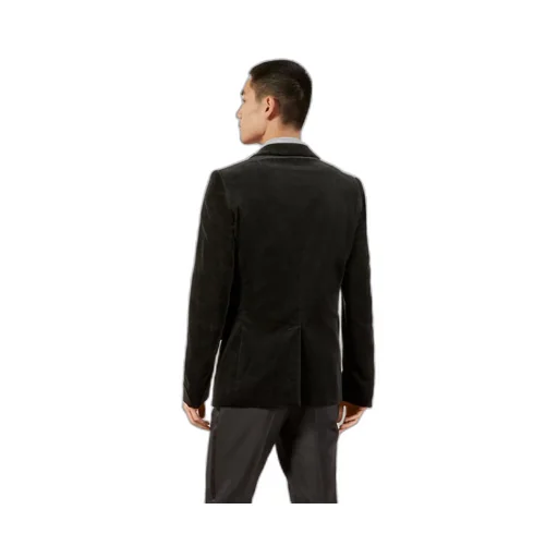 Fitted velvet jacket