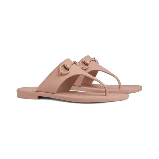 Women's thong sandal with Horsebit