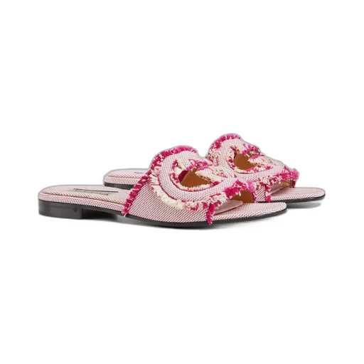 Women's Interlocking G slide sandal