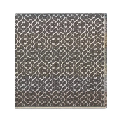 GG jacquard shawl