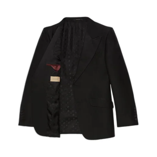 Silk wool formal suit