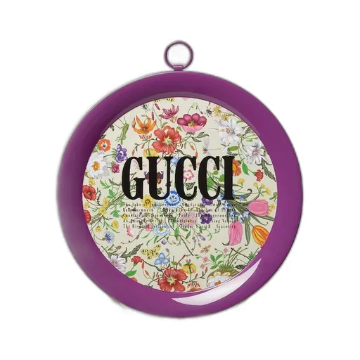 Flora print metal folding tray