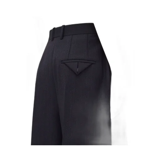Striped Wool Shorts