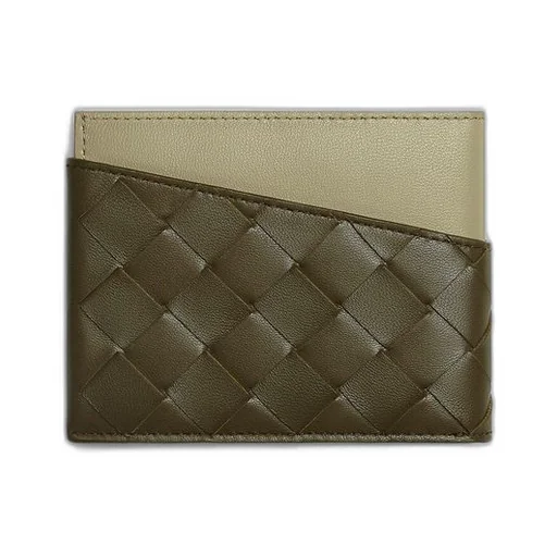 Intrecciato Oblique Bi-Fold Wallet