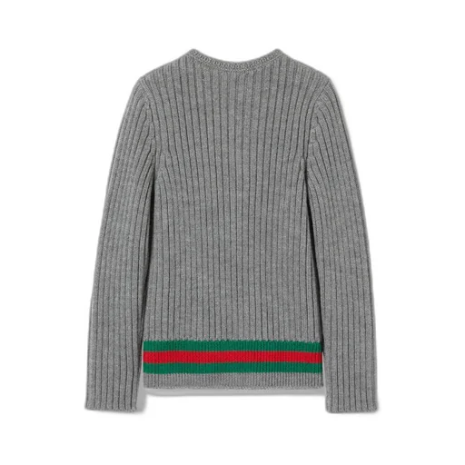 Children's rib stitch wool top