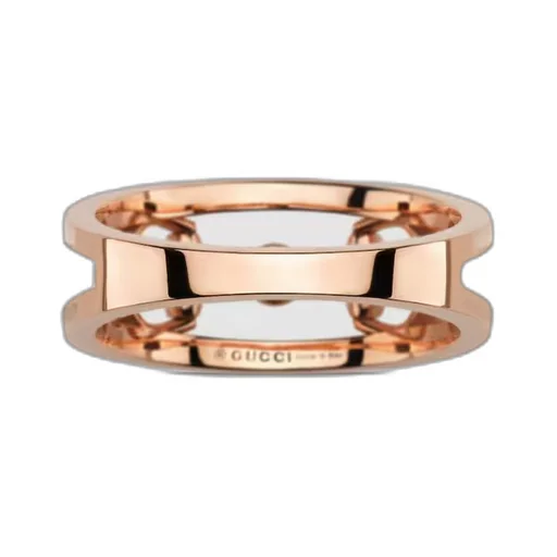 18k Horsebit wide diamond ring