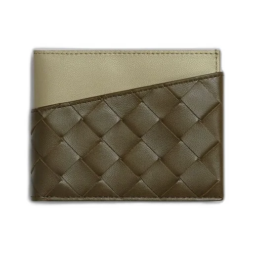 Intrecciato Oblique Bi-Fold Wallet
