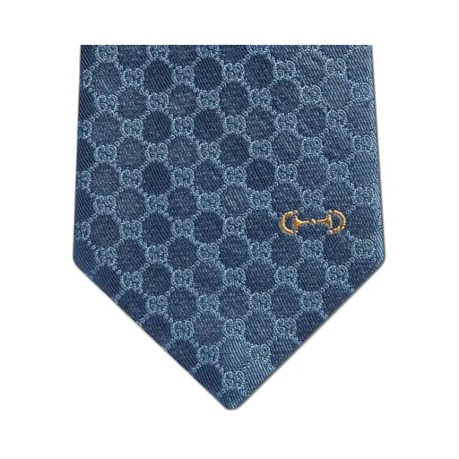 GG silk jacquard tie