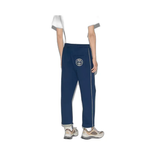 Cotton jersey jogging trouser