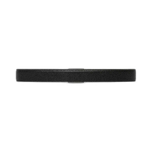 Belt with rectangular buckle