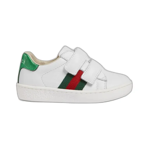 Toddler leather trainer with Web