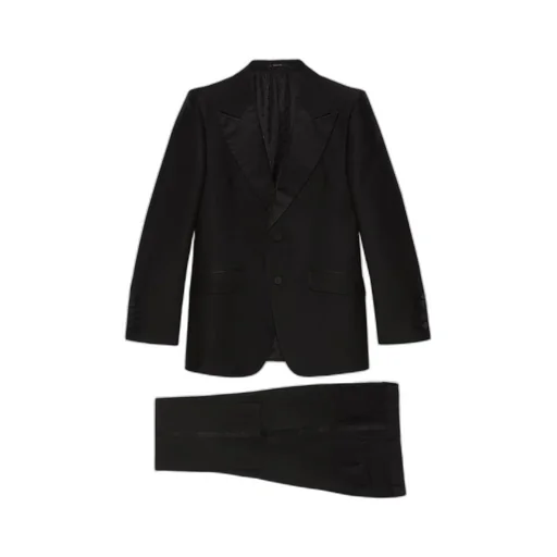Silk wool formal suit