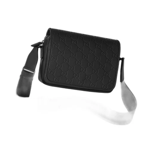 GG rubber-effect crossbody bag