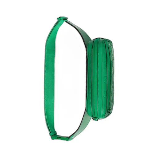 GG rubber-effect belt bag