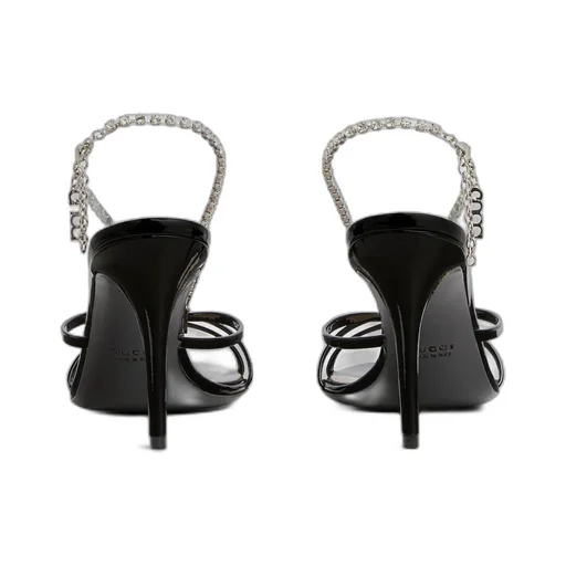 Women's crystal chain sandal