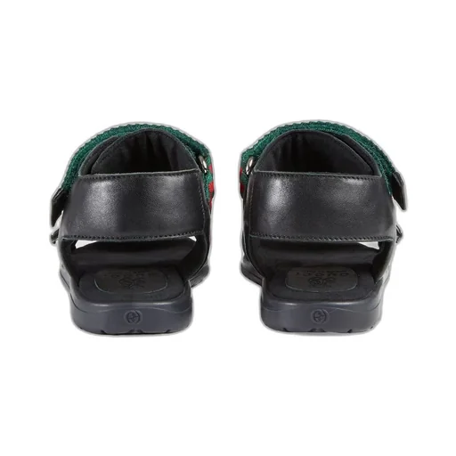 Children's leather sandal with Web