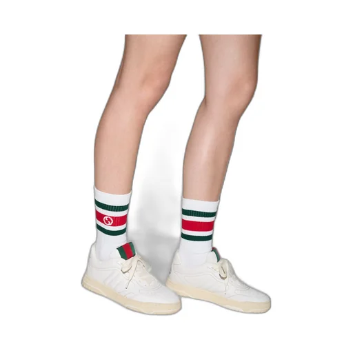 Round Interlocking G cotton socks