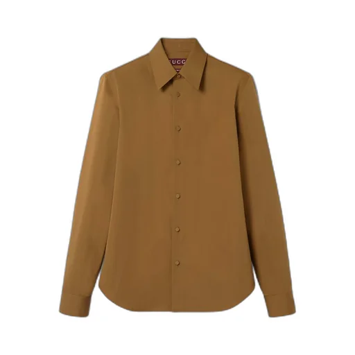 Heavy cotton poplin shirt