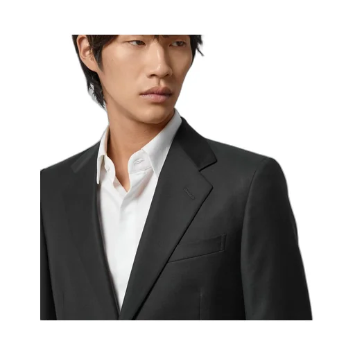 Slim fit wool mohair suit