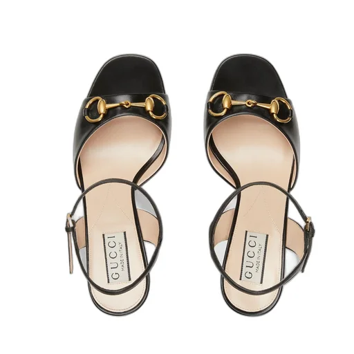 Women's Horsebit mid-heel sandal