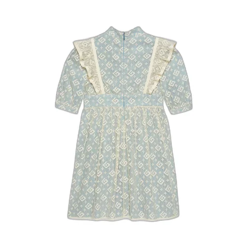 Children's embroidered cotton dress