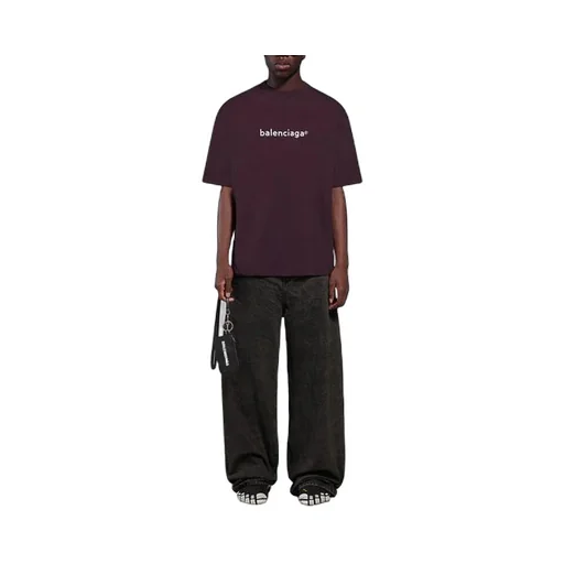 Chest Logo Round Neck T-Shirt
