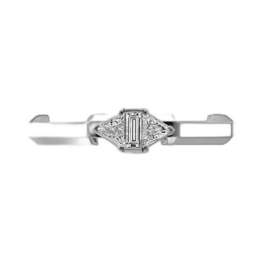 Gucci Link to Love baguette diamond ring