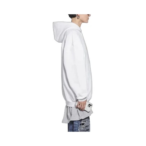 Copyright Logo Print Medium Fit Hoodie