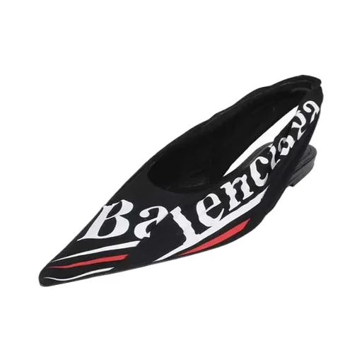 Knife Slingback Logo Print
