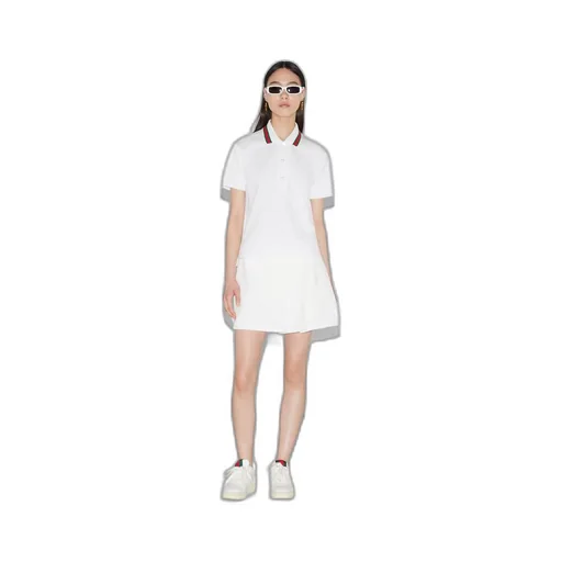 Cotton stretch piquet polo shirt