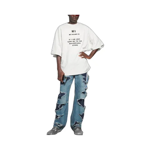 HI MY NAME IS Wide Fit T-Shirt
