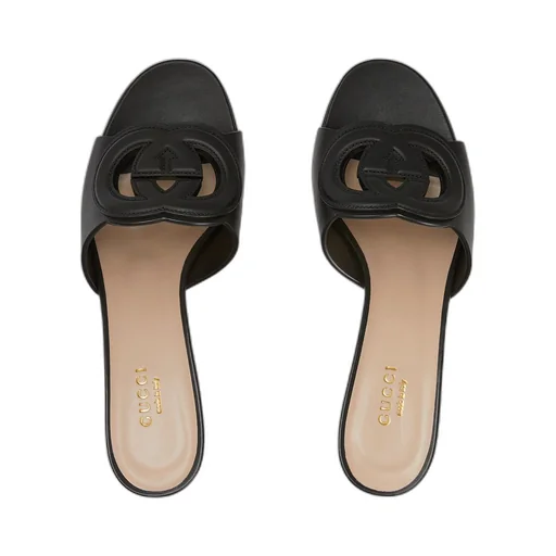 Women's Interlocking G slide sandal