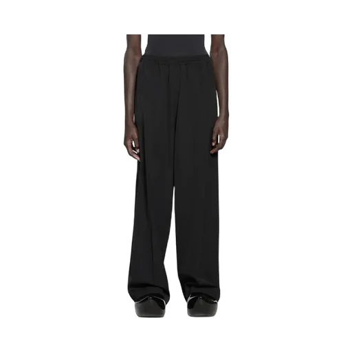 Elastic Waist Straight Leg Pants