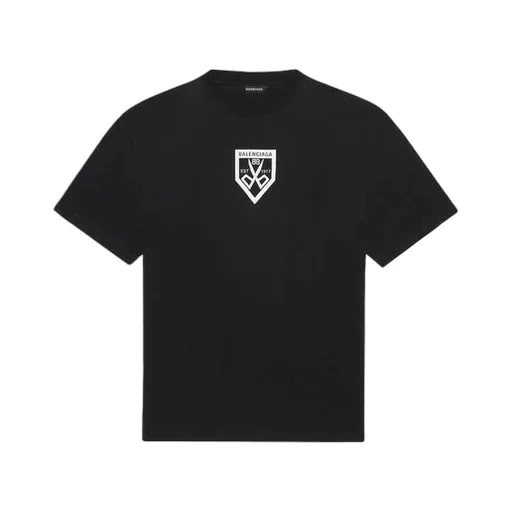 Pattern Printing Round Neck T-Shirt