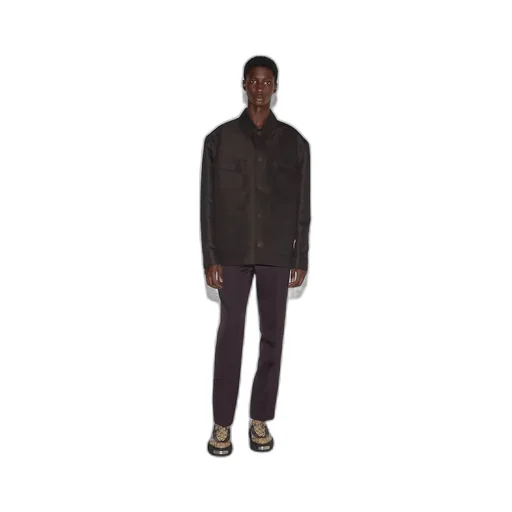 Technical cotton jacket