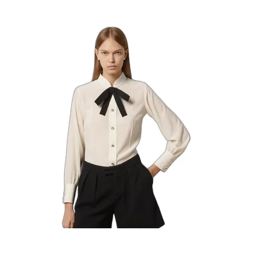 Silk crêpe de chine shirt