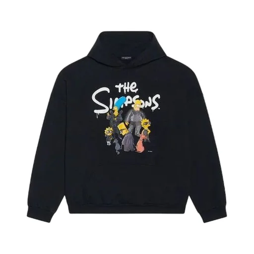 Balenciaga x THE SIMPSONS Cotton Hoodie Wide Fit