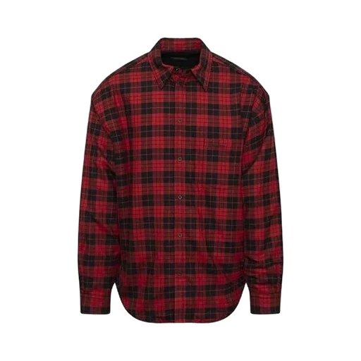 Checkered Flannel Padded Shirt