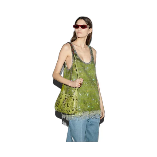Gucci Jackie python shoulder bag