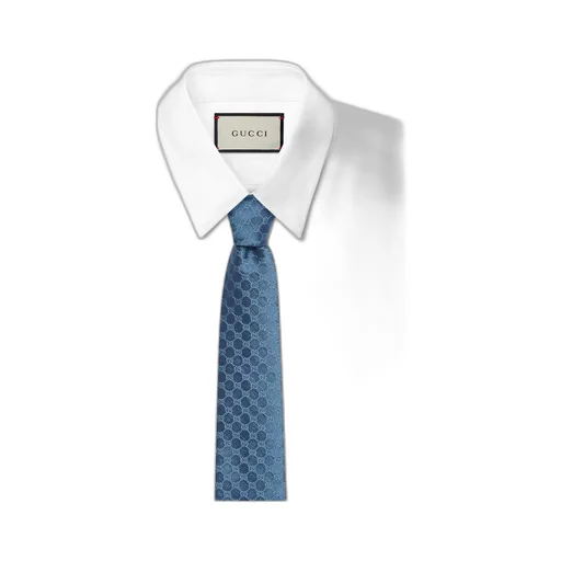 GG silk jacquard tie