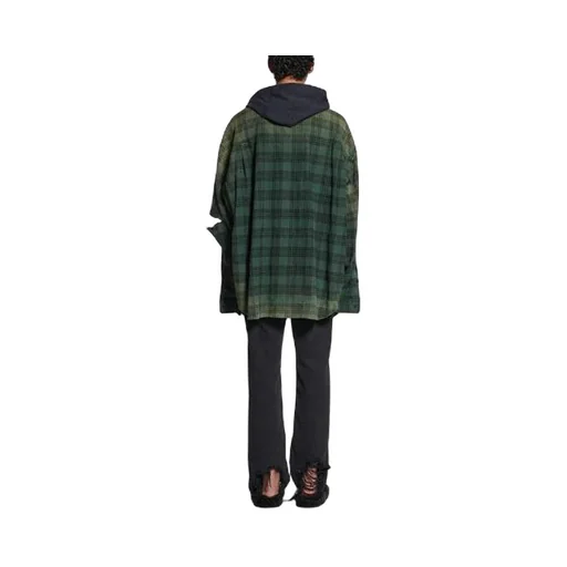 Oversized Hooded Shirt