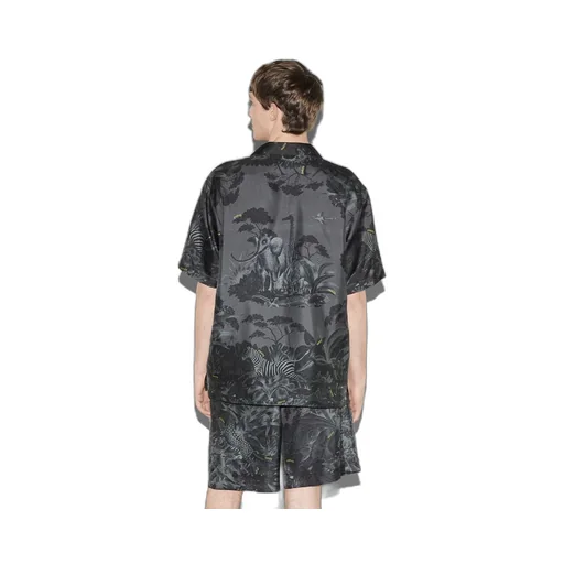 Gucci flora and fauna print silk shirt