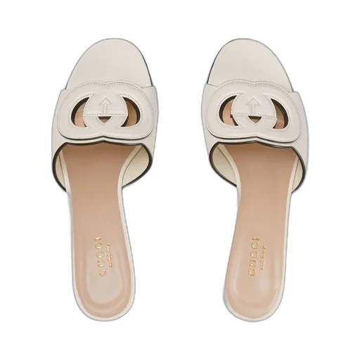 Women's Interlocking G slide sandal